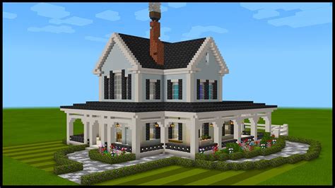 The Modern Safest House in Minecraft. . Modern farmhouse minecraft